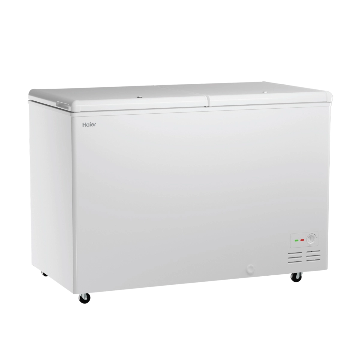 Haier 355 Ltr Double door- White Colour Convertible Hard top Freezer